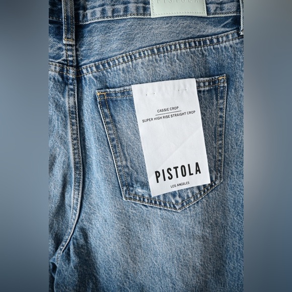 Pistola “Cassie Crop” Super High Rise Straight New With Tags - Picture 7 of 9